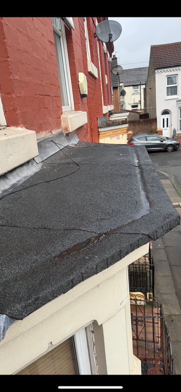 The bay roof after replacement in Kensington