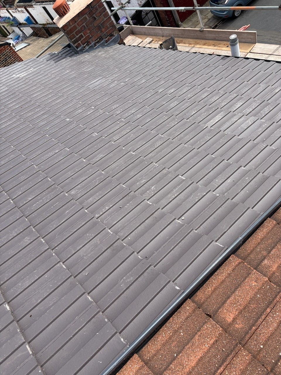 Completed tiled roof after replacement in Anfield