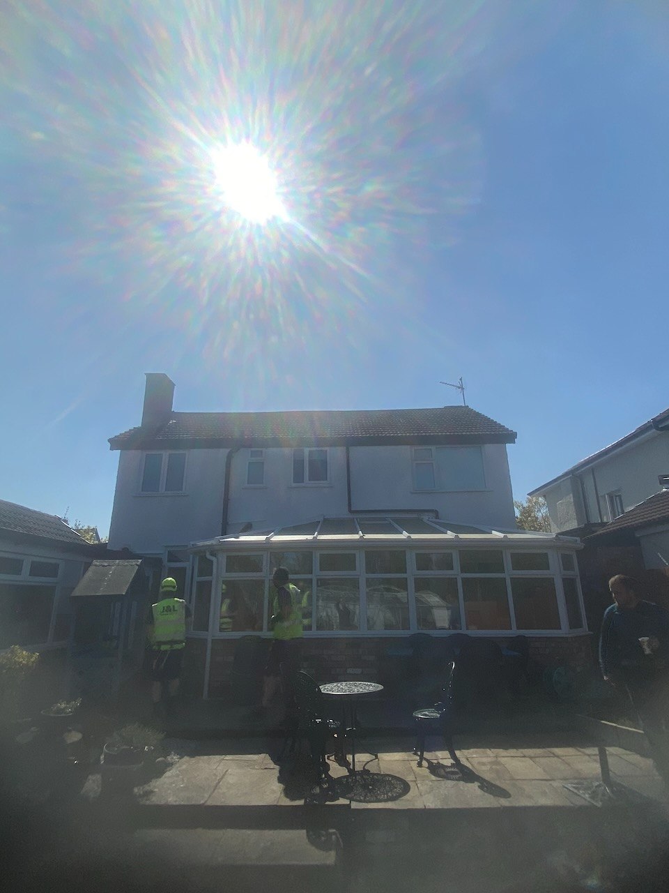 The Upton property before the main roof replacement